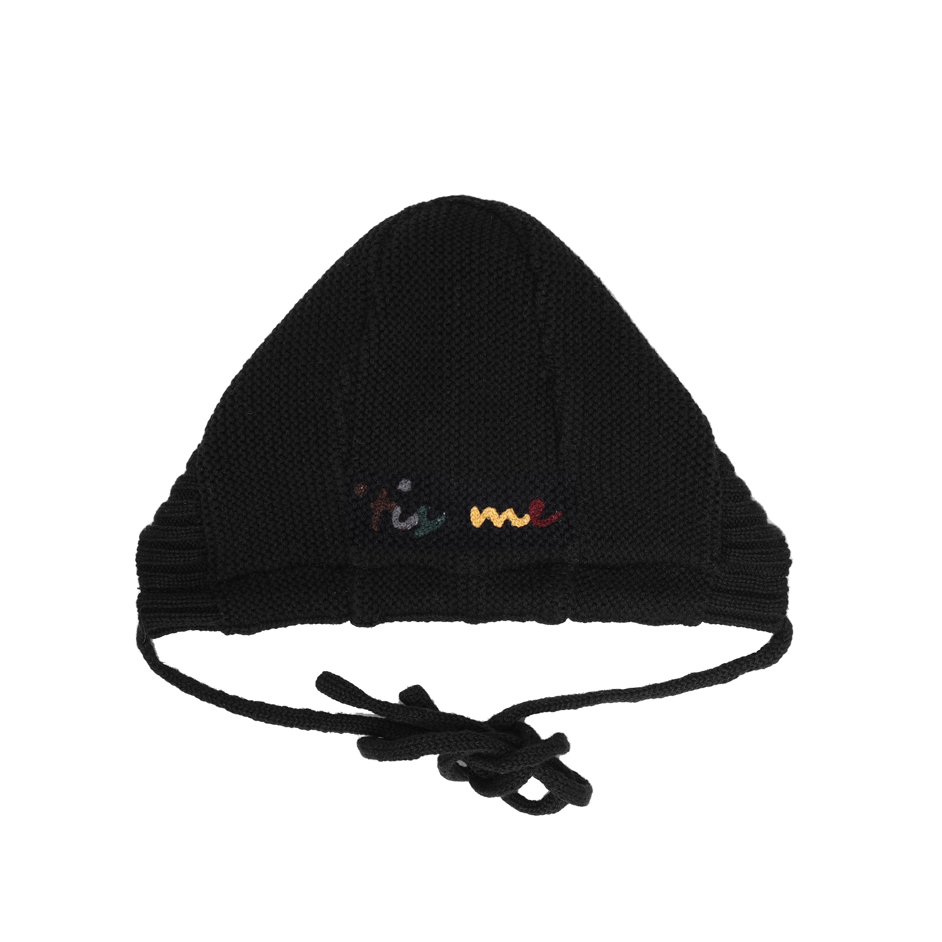 Tis Me Winter Black/Colored Bonnet