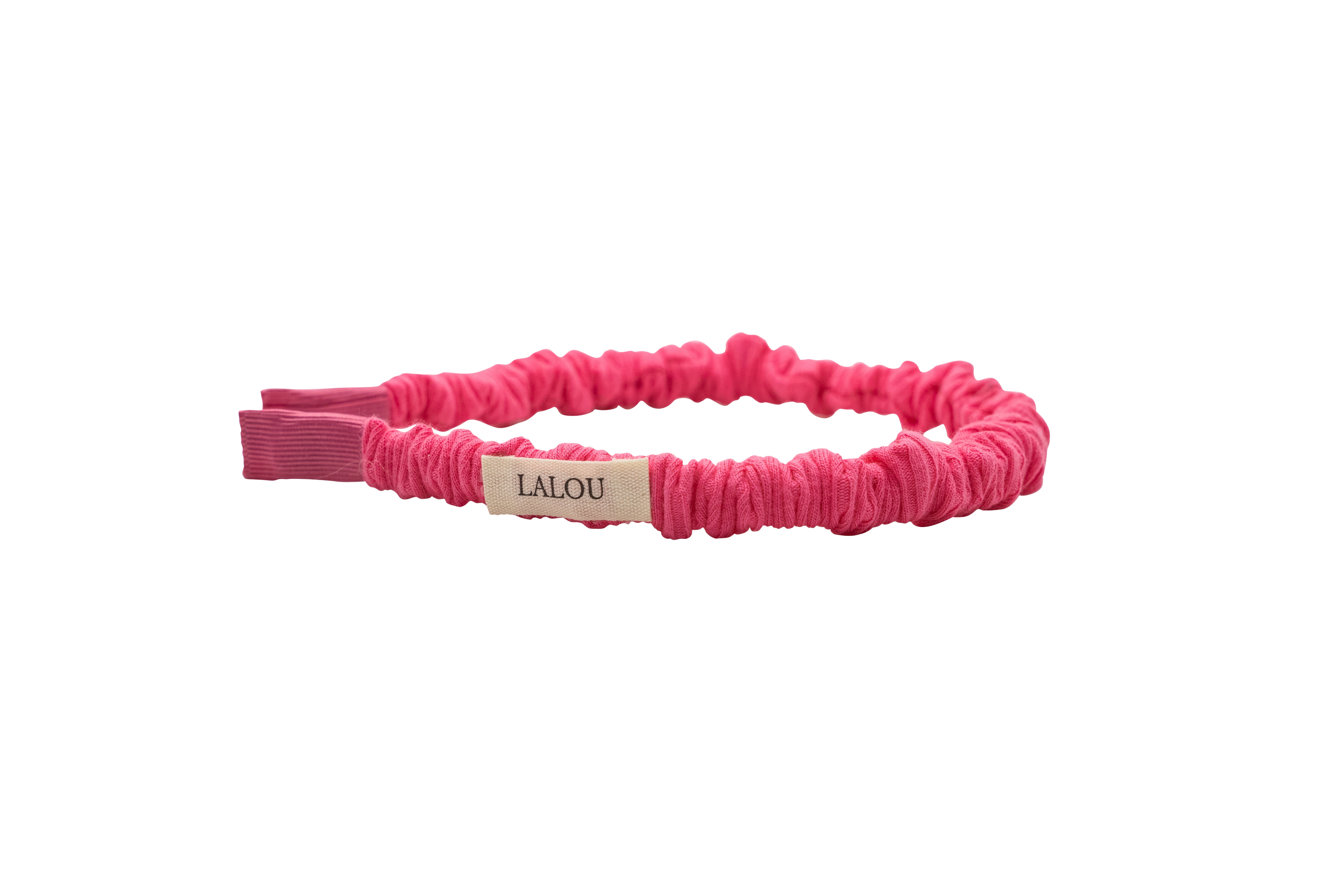 Lalou Hot Pink Ruffled Thin Headband