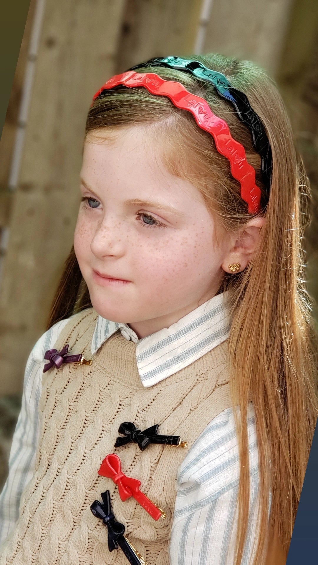 Lalou Acrylic Black Headband