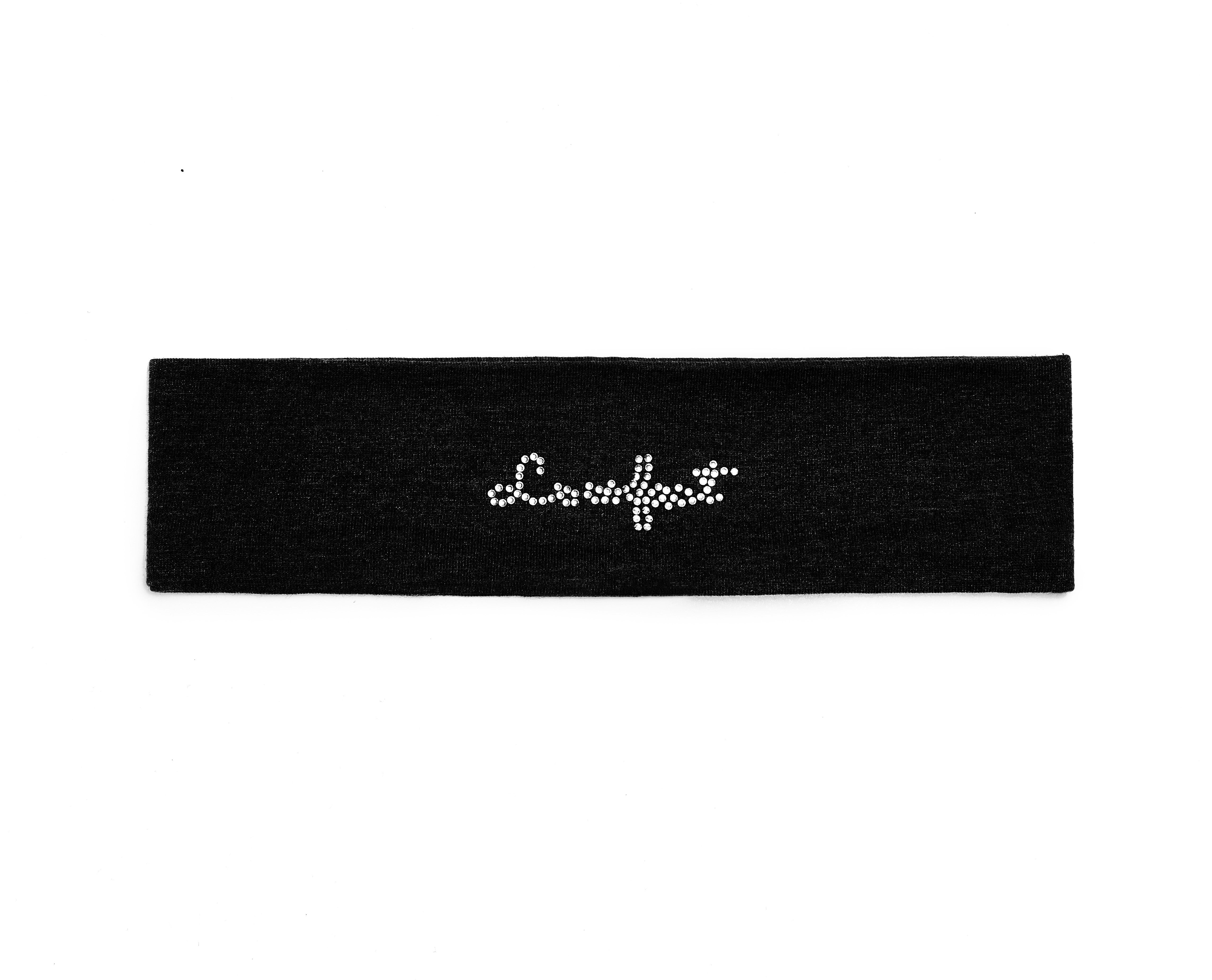 Le Enfant Black Studded Sweatband