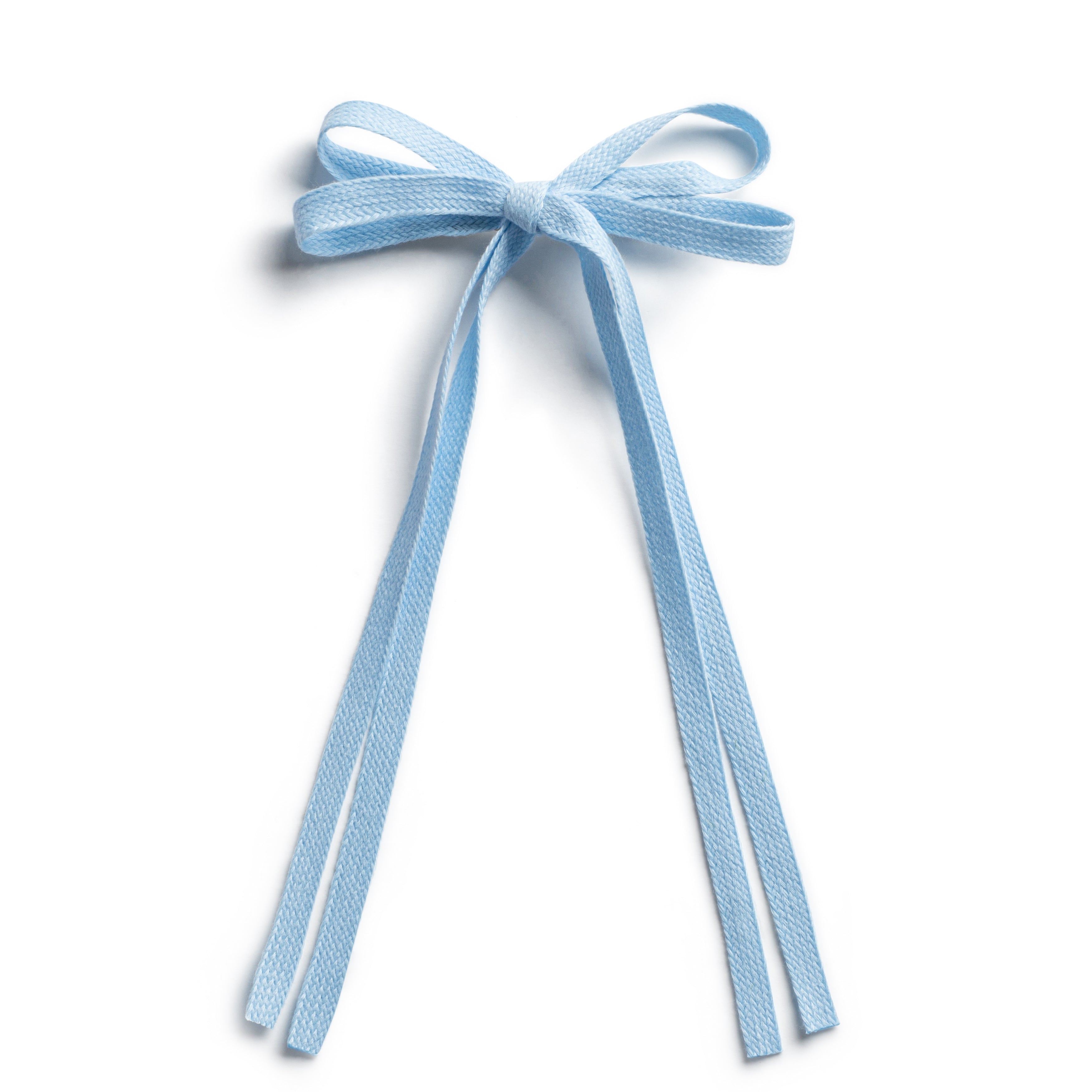 Halo Luxe Powder Blue Long Tail Twill Clip