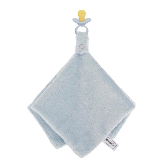 Doodalou Light Blue Pacifier Blanket